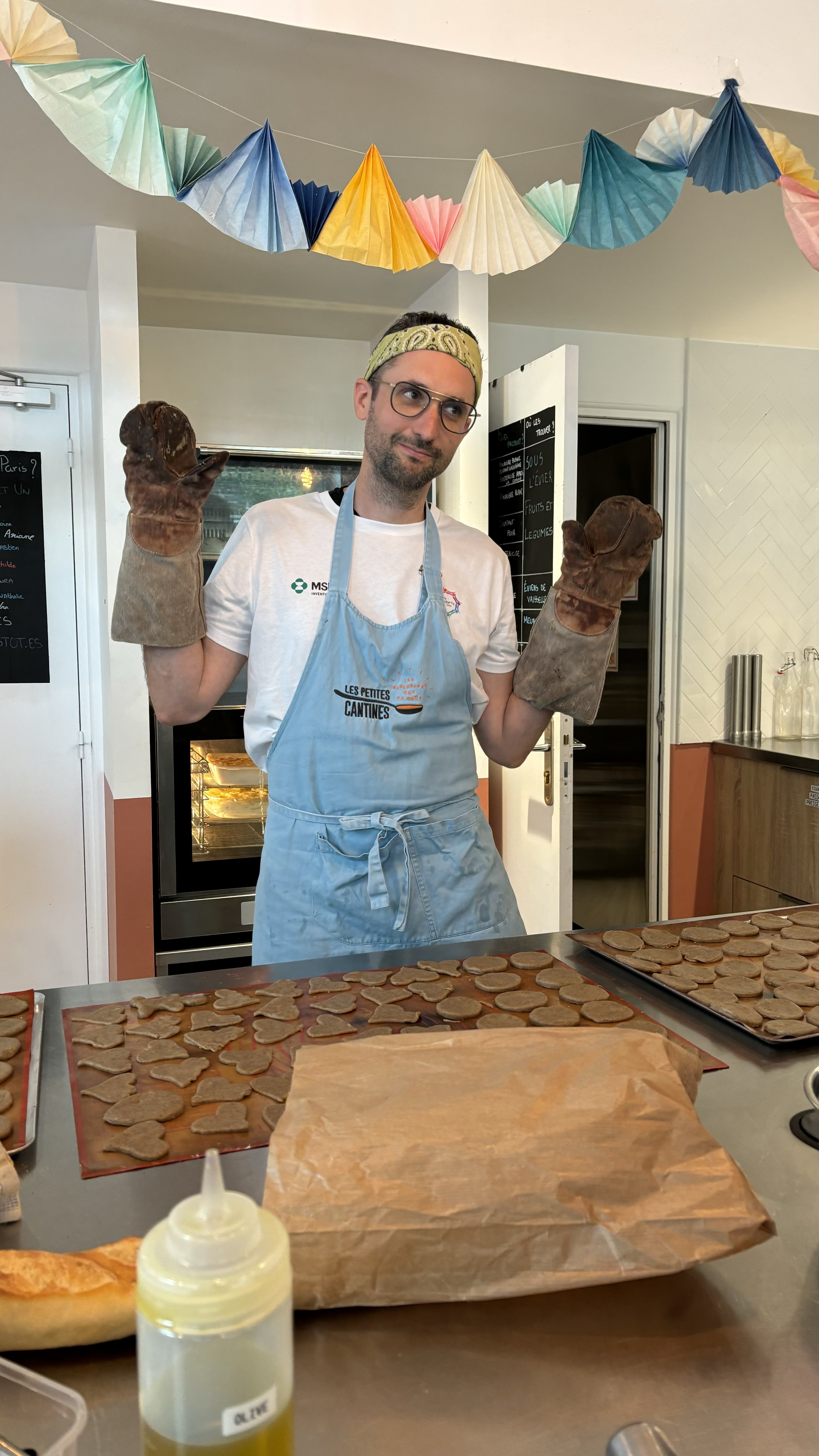 Preparation de biscuits