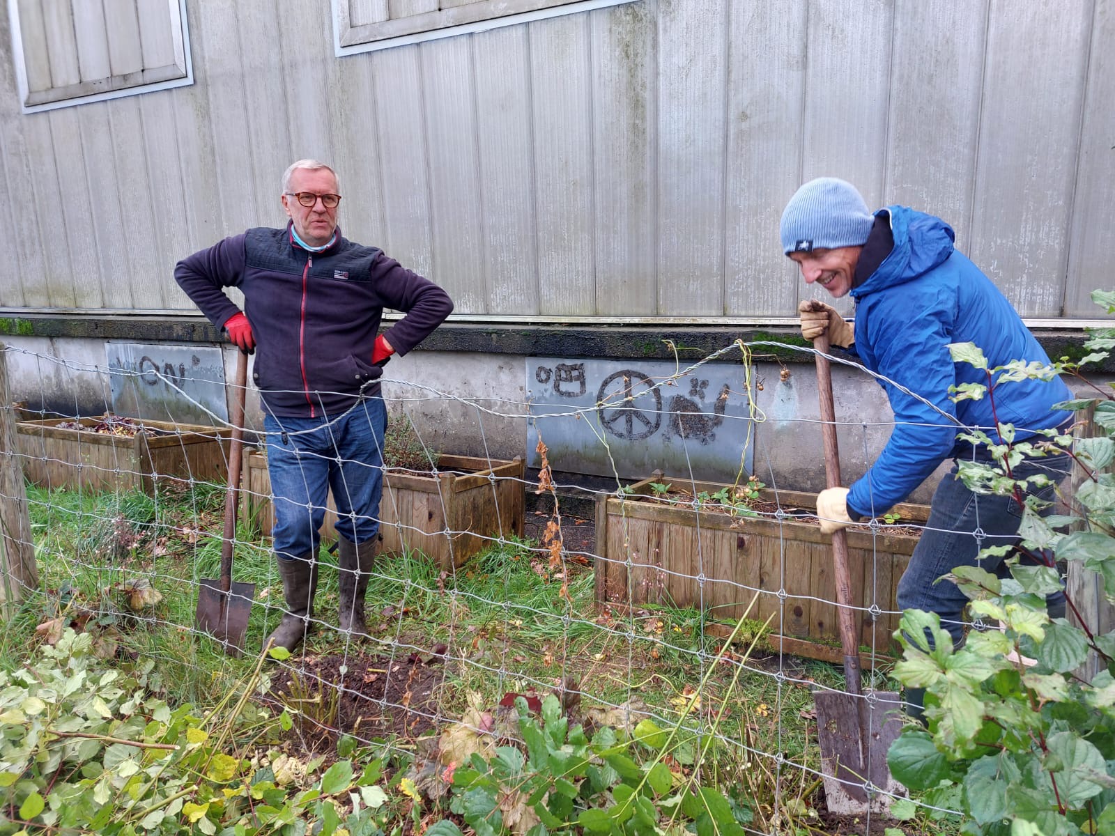 collaborateurs lors dune action de jardinage maraichage8