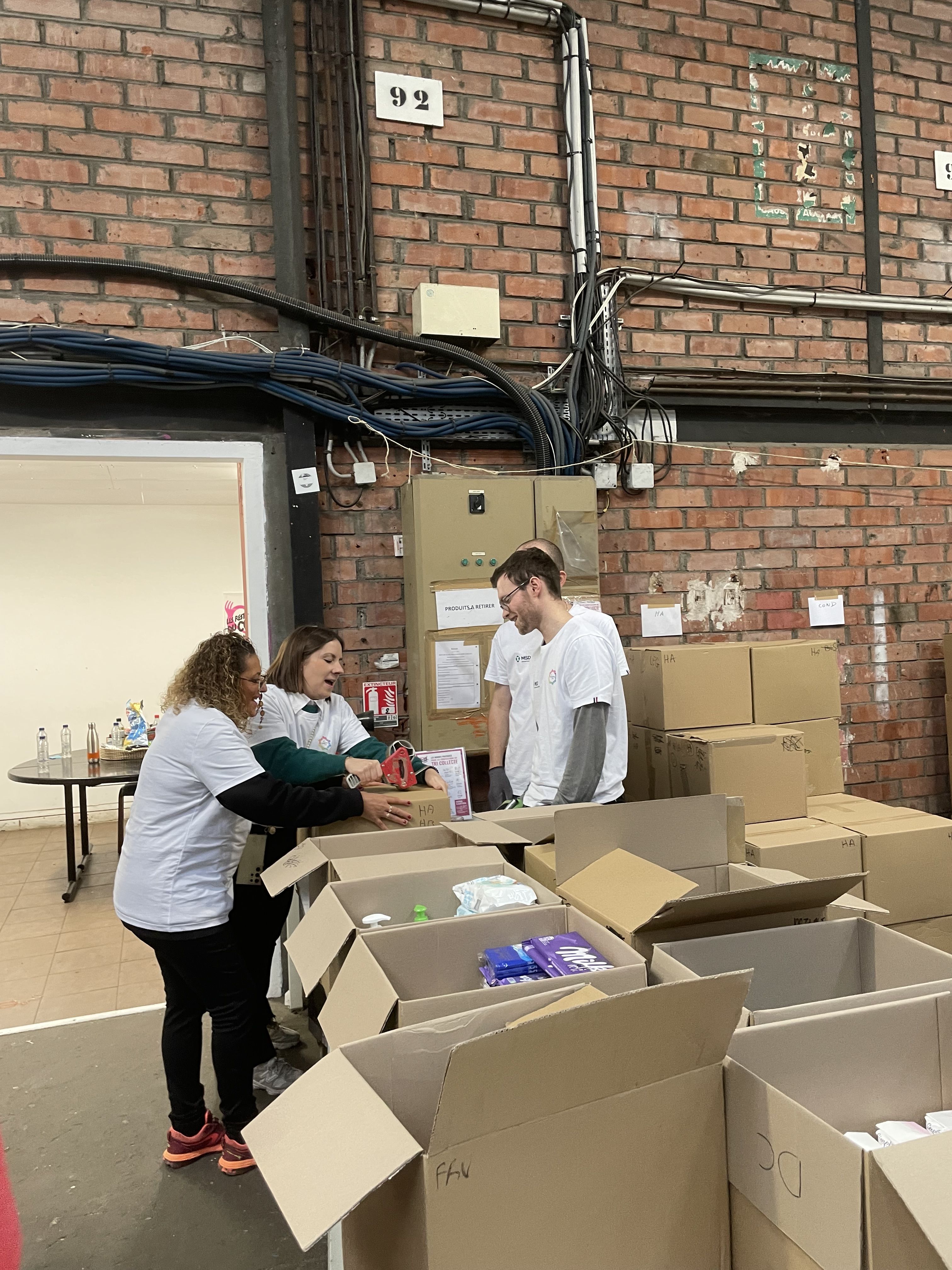 preparation de colis alimentaires