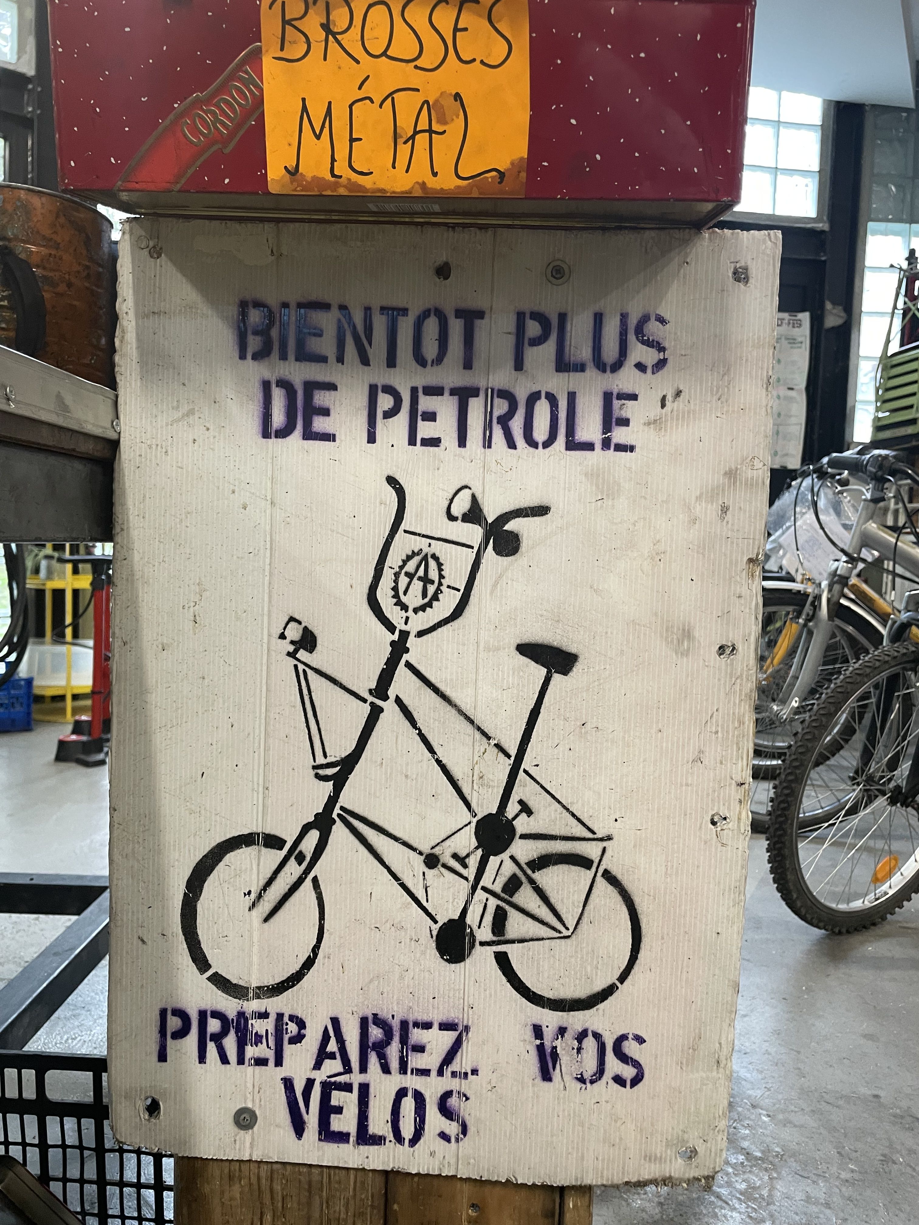 action bricolage recyclage velo