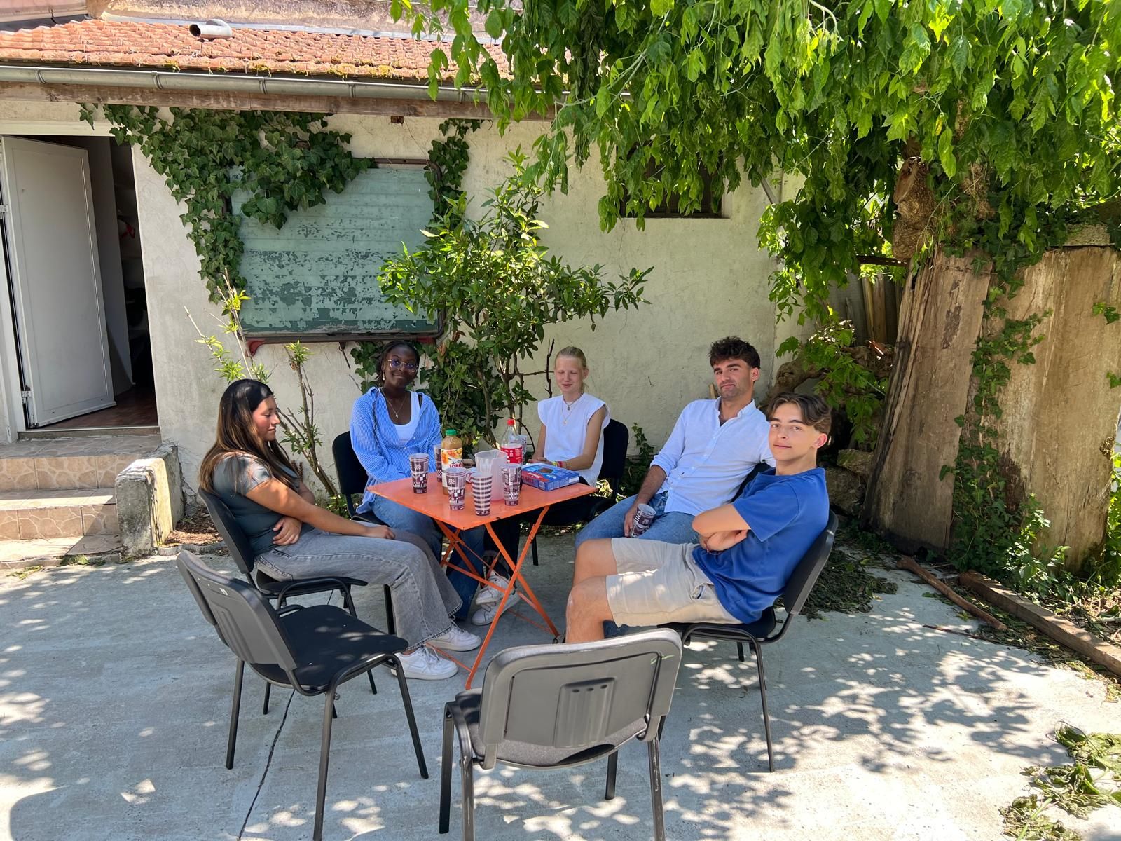 Pause entre collaborateurs