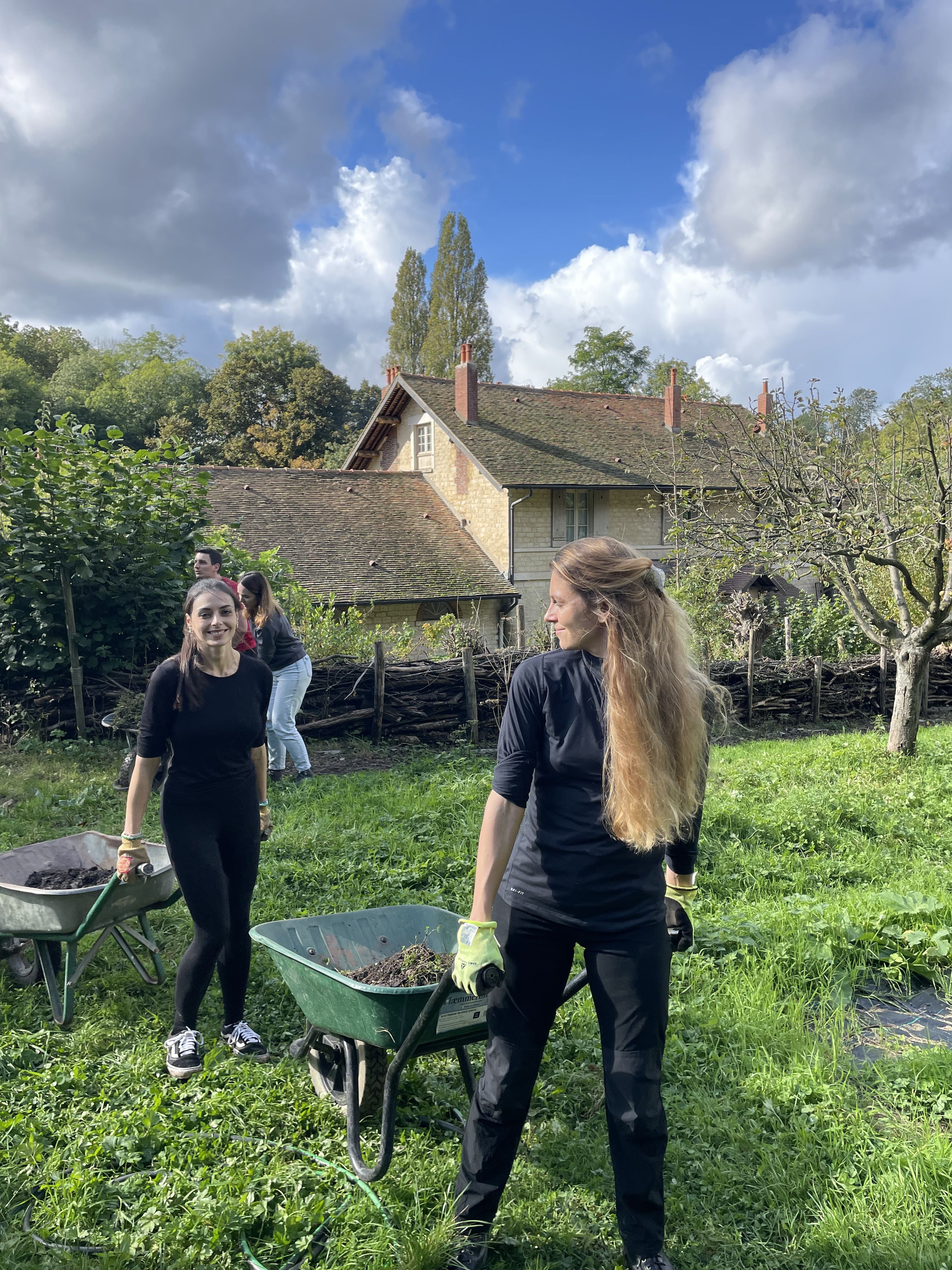Collaboratrices a la ferme