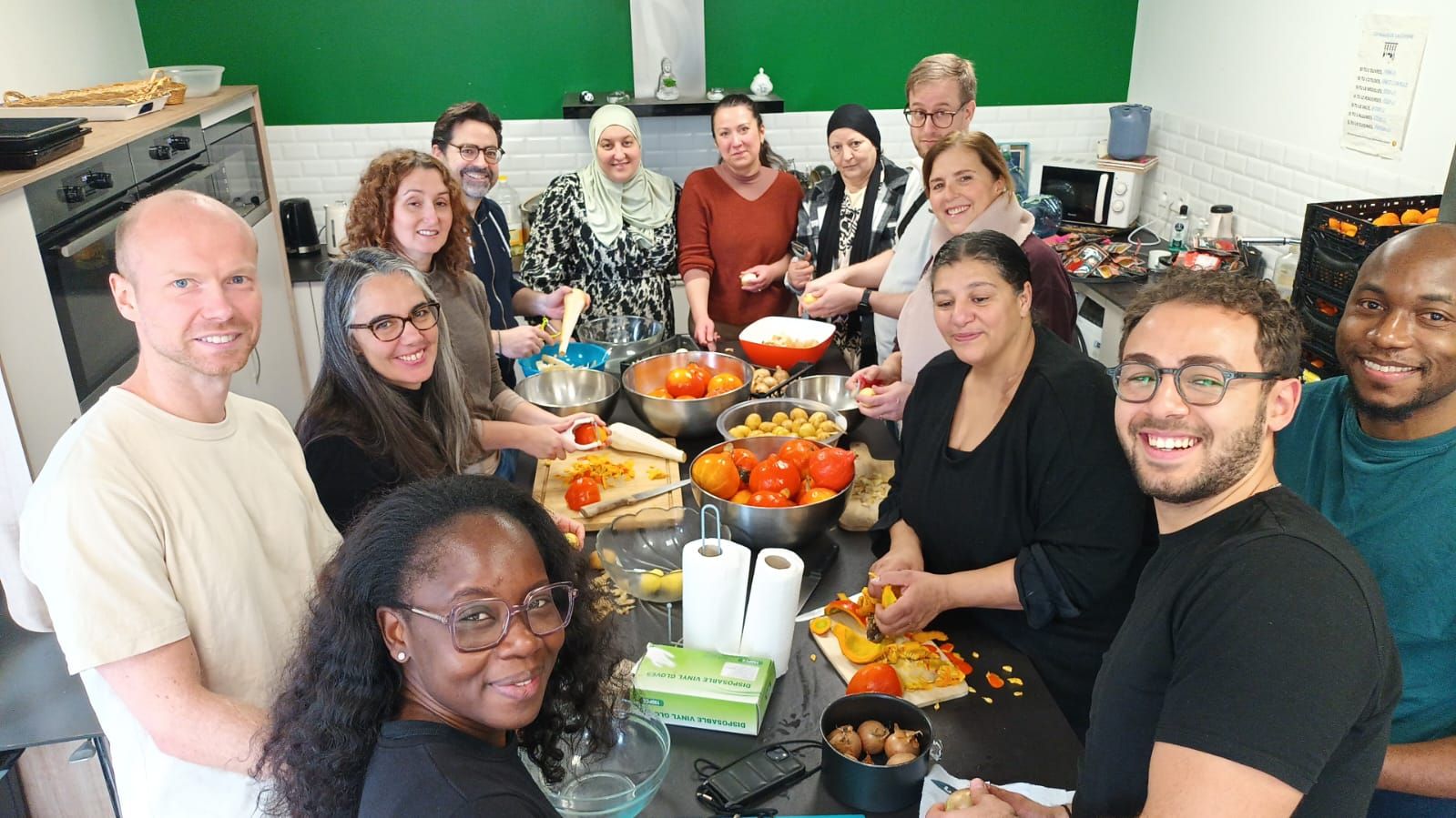 photo de groupe lors dune action cuisine 1