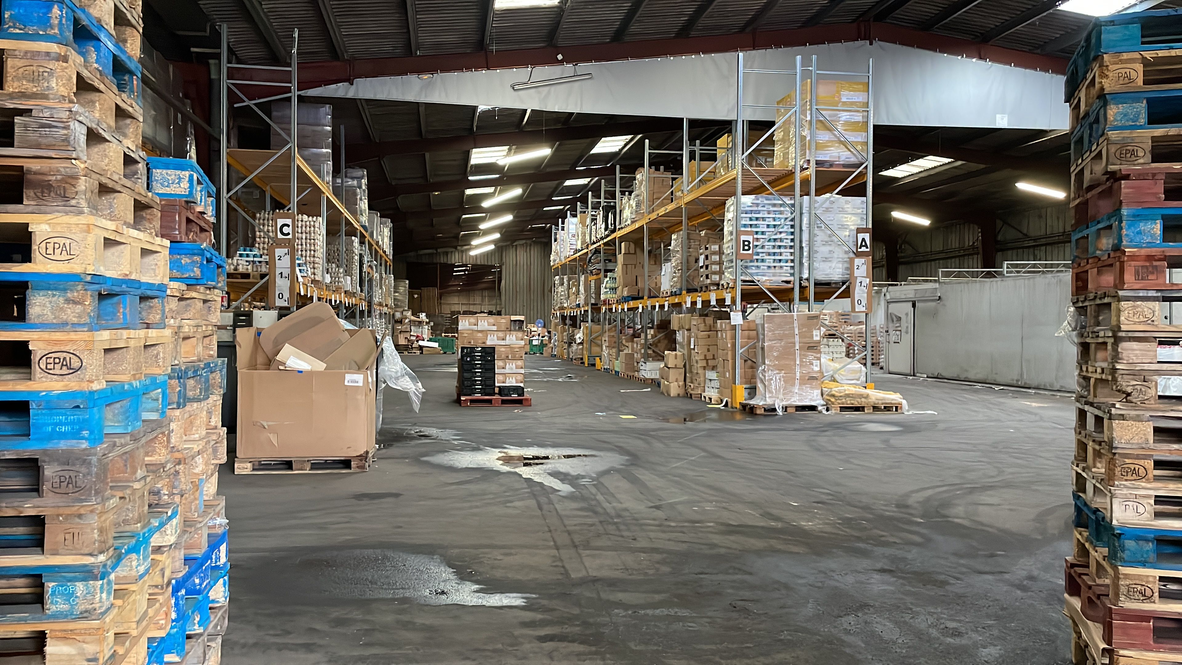 Manutention dans un entrepot